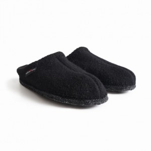 Men's Haflinger AS Slippers Black | NZ JTC680