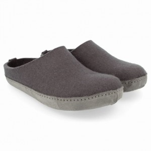 Men's Haflinger EMILS Slippers Grey | NZ EXB469