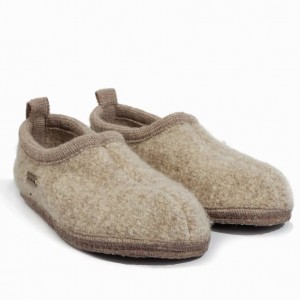 Men's Haflinger FREDDIE Slippers Beige | NZ LUX903