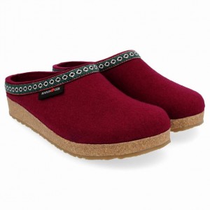 Men's Haflinger GZ Clogs Red | NZ OYD754