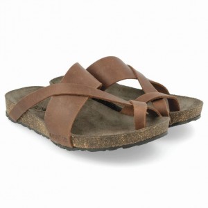 Men's Haflinger JACKIE Sandals Brown | NZ EKP542