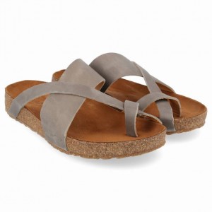 Men's Haflinger JACKIE Sandals Grey | NZ GZD372