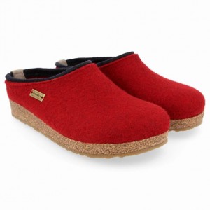 Men's Haflinger KRIS Clogs Red | NZ QOM381