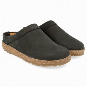 Men's Haflinger MALMO Clogs Black | NZ AUR068