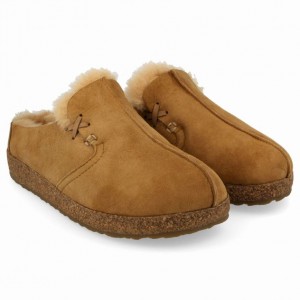 Men's Haflinger SASKATCHEWAN Clogs Brown | NZ GQB681