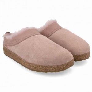 Men's Haflinger SNOWBIRD Clogs Pink | NZ ZNK385