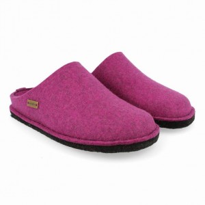 Men's Haflinger SOFT Slippers Pink | NZ RWM478