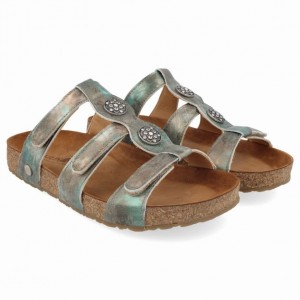 Women's Haflinger ALICE Sandals Light Green | NZ UQT302