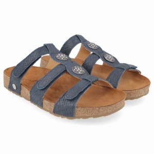 Women's Haflinger ALICE Sandals Navy | NZ LAV253