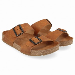 Women's Haflinger ANDREA Sandals Brown | NZ HXZ845