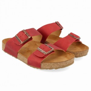 Women's Haflinger ANDREA Sandals Red | NZ DXJ183