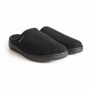 Women's Haflinger AT Slippers Black | NZ LWV639