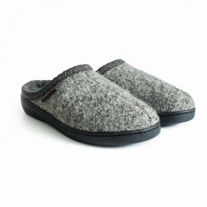 Women's Haflinger AT Slippers Grey | NZ SJF870