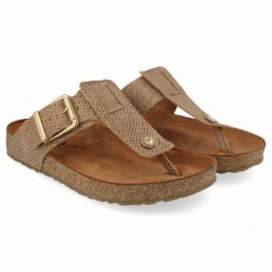 Women's Haflinger CORA Sandals Beige | NZ HOK359