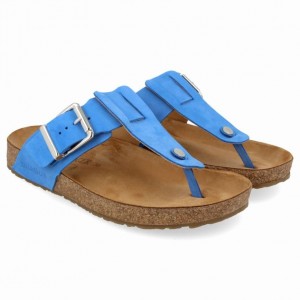 Women's Haflinger CORA Sandals Blue | NZ EBU842