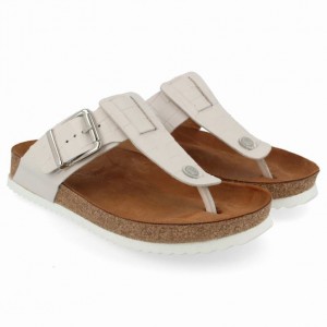 Women's Haflinger CORA Sandals White | NZ CPA530