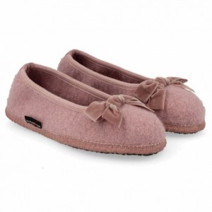 Women's Haflinger FIOCCO Slippers Pink | NZ WIA321