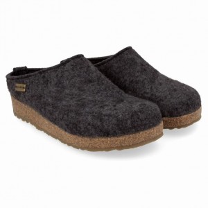 Women's Haflinger JULIETTE Clogs Black | NZ LSQ945