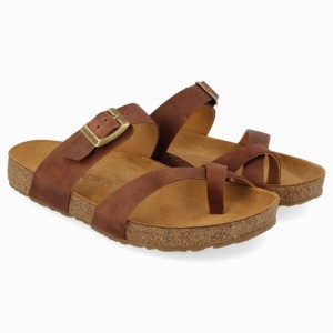 Women's Haflinger JUNO Sandals Brown | NZ NMF389