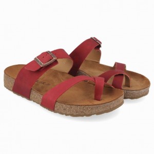 Women's Haflinger JUNO Sandals Red | NZ DFZ493