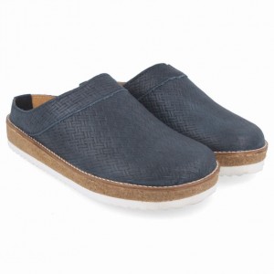 Women's Haflinger NEO Clogs Navy | NZ OXM152