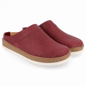 Women's Haflinger NEO Clogs Red | NZ TMG210