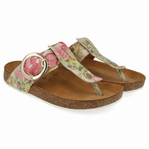 Women's Haflinger ROUND BUCKLE CORINNA Sandals Multicolor | NZ ZRI736