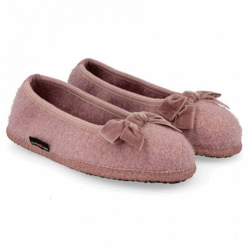 Men\'s Haflinger FIOCCO Slippers Pink | NZ CPA891