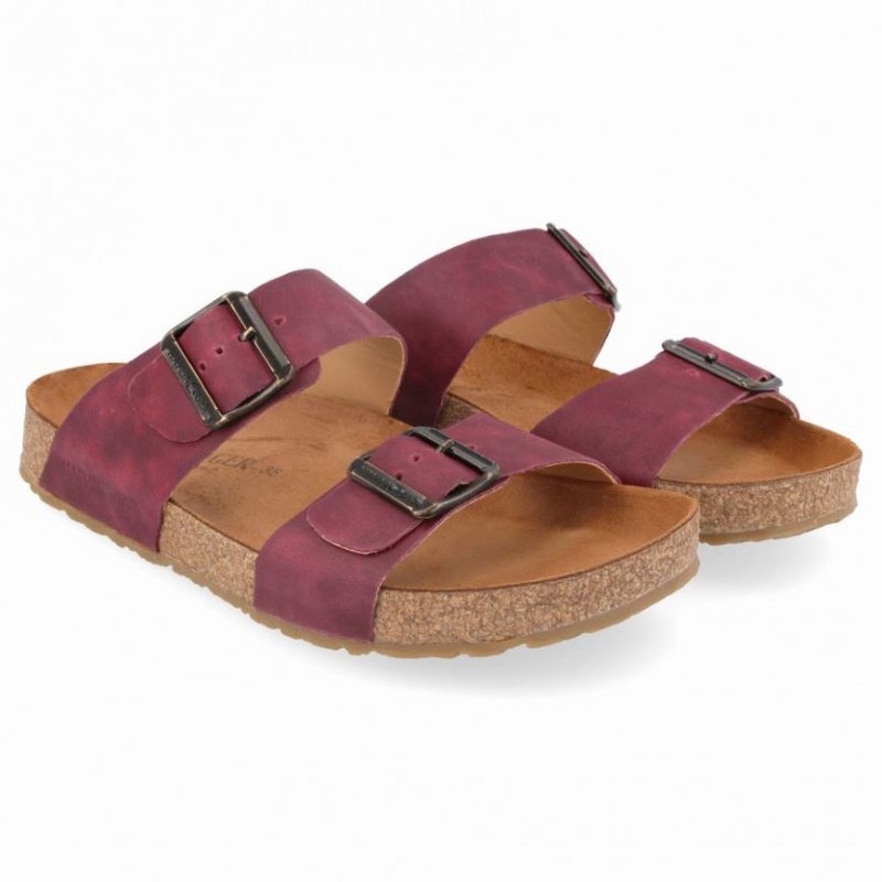 Women\'s Haflinger ANDREA Sandals Purple | NZ UKW102