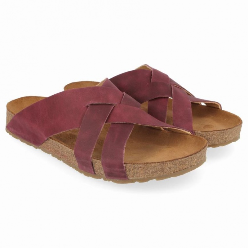 Women\'s Haflinger BO Sandals Red | NZ XMU562