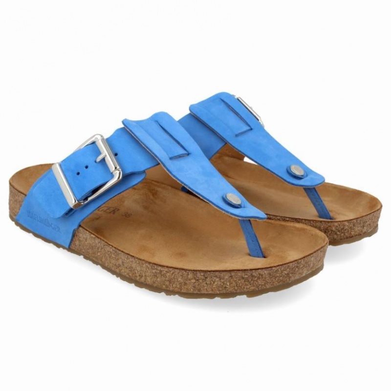 Women\'s Haflinger CORA Sandals Blue | NZ EBU842