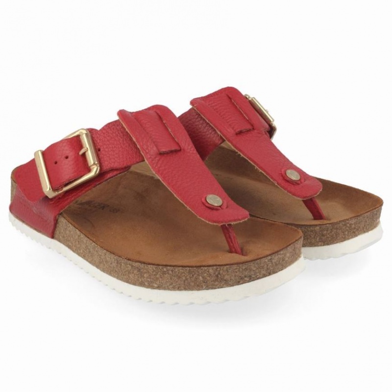 Women\'s Haflinger CORA Sandals Red | NZ MED280