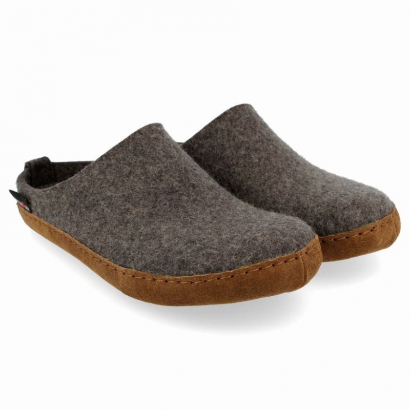 Women\'s Haflinger EMILS Slippers Grey | NZ EQW095