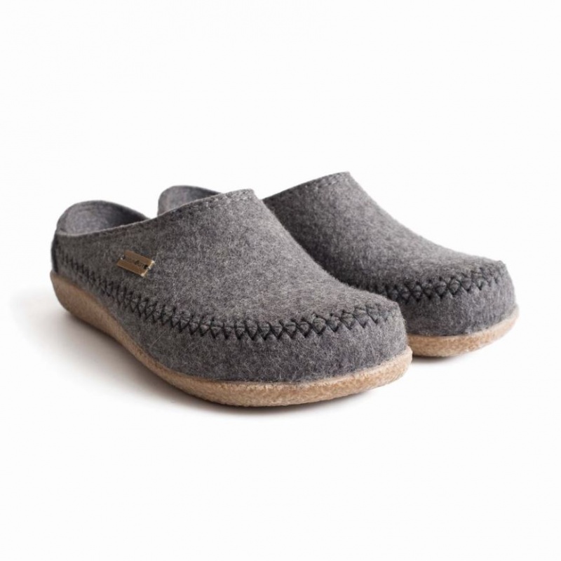 Women\'s Haflinger FLETCHER Slippers Grey | NZ GJW296