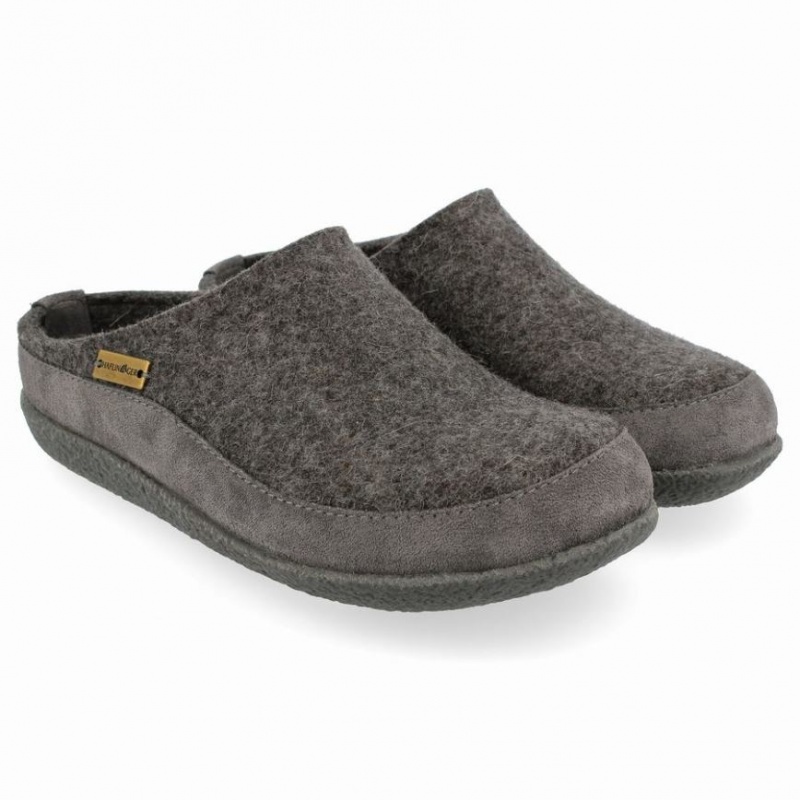 Women\'s Haflinger SKANE Clogs Grey | NZ GNR695