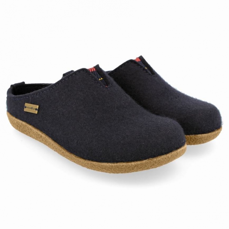 Women\'s Haflinger VISBY Clogs Navy | NZ FBO945